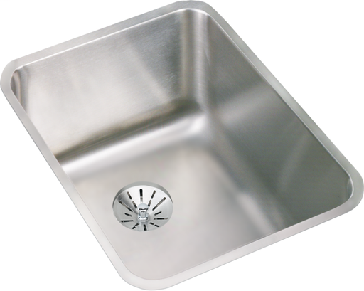 Elkay Lustertone Classic Stainless Steel 16-1/2" x 20-1/2" x 9-7/8", Single Bowl Undermount Sink with Perfect Drain