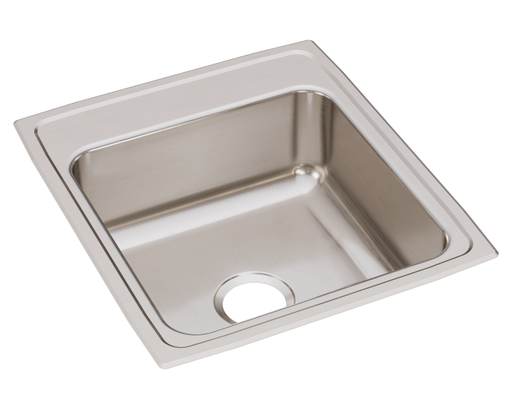 Elkay Lustertone Classic Stainless Steel 19-1/2" x 22" x 7-5/8", Single Bowl Drop-in Sink