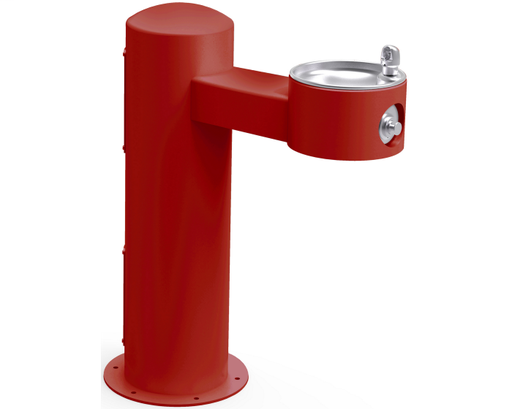 Elkay Outdoor Fountain Pedestal Non-Filtered, Non-Refrigerated Freeze Resistant Red