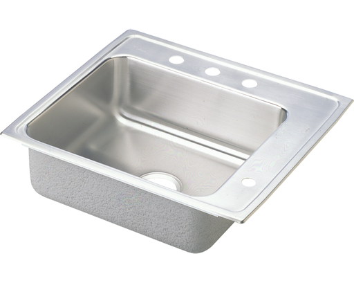 Elkay Lustertone Classic Stainless Steel 25" x 22" x 5-1/2", Single Bowl Drop-in Classroom ADA Sink