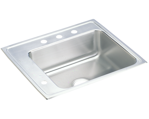 Elkay Lustertone Classic Stainless Steel 22" x 19-1/2" x 5-1/2", Single Bowl Drop-in Classroom ADA Sink