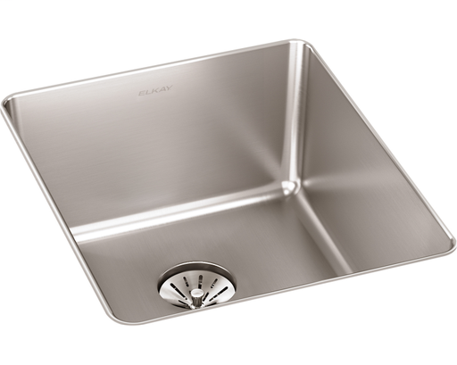 Elkay Lustertone Iconix 16 Gauge Stainless Steel 16" x 18-1/2" x 8", Single Bowl Undermount Sink with Perfect Drain