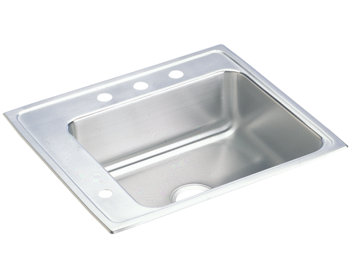 Elkay Lustertone Classic Stainless Steel 25" x 22" x 4-1/2", Single Bowl Drop-in Classroom ADA Sink