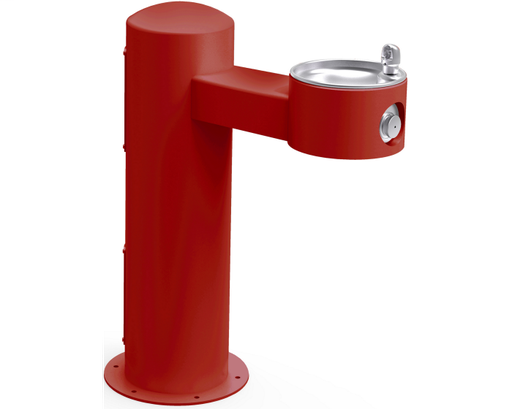 Elkay Outdoor Fountain Pedestal Non-Filtered Non-Refrigerated, Red
