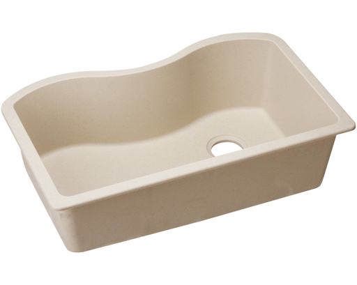 Elkay Quartz Classic 33" x 20" x 9-1/2", Single Bowl Undermount Sink, Putty