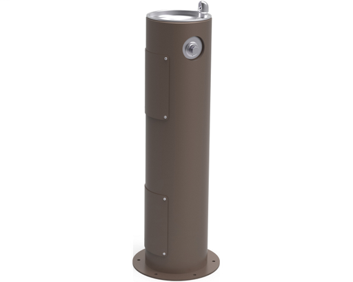 Elkay Outdoor Fountain Pedestal Non-Filtered, Non-Refrigerated Freeze Resistant Brown