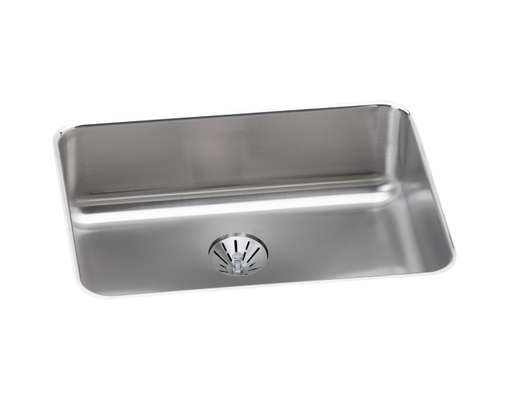 Elkay Lustertone Classic Stainless Steel 25-1/2" x 19-1/4" x 8", Single Bowl Undermount Sink with Perfect Drain