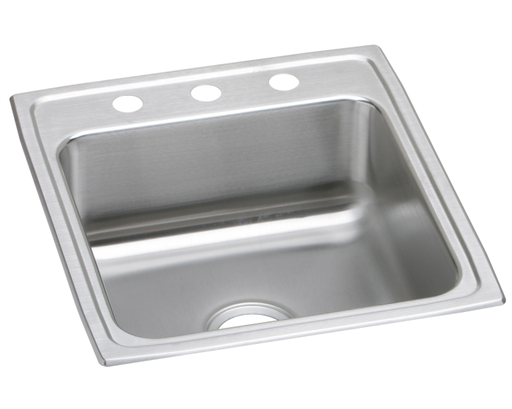 Elkay Lustertone Classic Stainless Steel 19-1/2" x 22" x 5-1/2", Single Bowl Drop-in ADA Sink