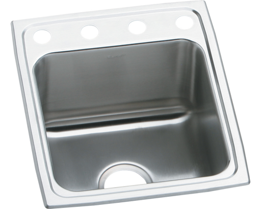 Elkay Lustertone Classic Stainless Steel 17" x 20" x 10-1/8", Single Bowl Drop-in Sink