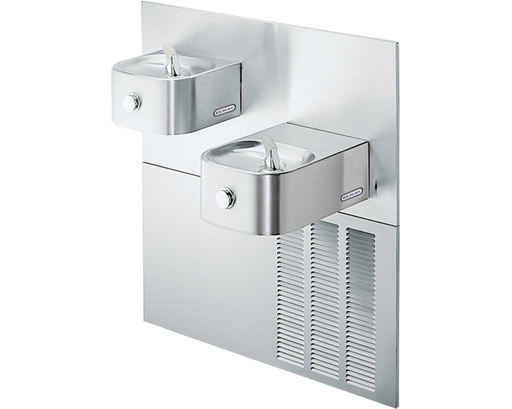 Elkay Soft Sides Fountain Bi-Level ADA Filtered 8 GPH Stainless