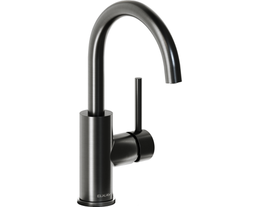 Elkay Avado Single Hole Bar Faucet with Lever Handle Black Stainless