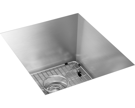 Elkay Crosstown 16 Gauge Stainless Steel 16" x 18-1/2" x 10", Single Bowl Undermount Sink Kit