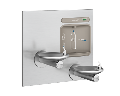 Elkay EZH2O Bottle Filling Station with Integral SwirlFlo Fountain, Non-Filtered Non-Refrigerated Stainless
