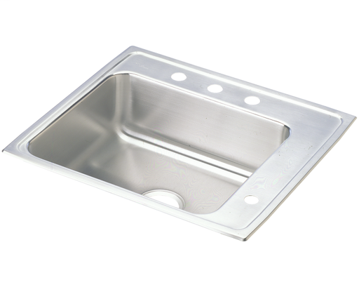 Elkay Lustertone Classic Stainless Steel 25" x 22" x 4", Single Bowl Drop-in Classroom ADA Sink