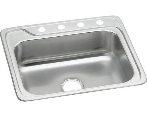 Elkay Neptune Stainless Steel 25" x 22" x 8", Single Bowl Drop-in Sink