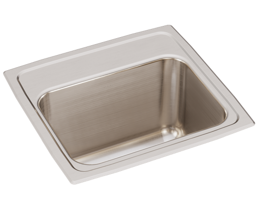 Elkay Lustertone Classic Stainless Steel 17" x 16" x 10-1/8", Single Bowl Drop-in Sink