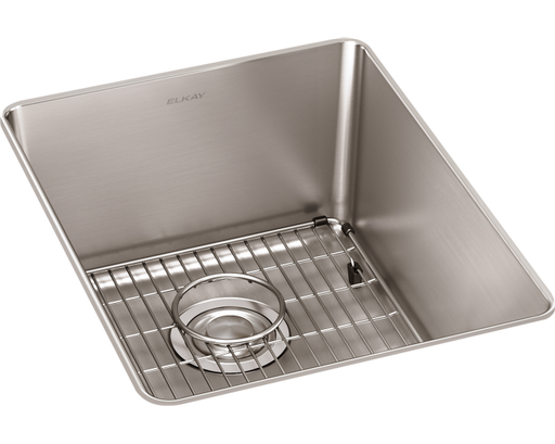 Elkay Lustertone Iconix 18 Gauge Stainless Steel 16-1/2" x 20-1/2" x 9" Single Bowl Undermount Sink Kit