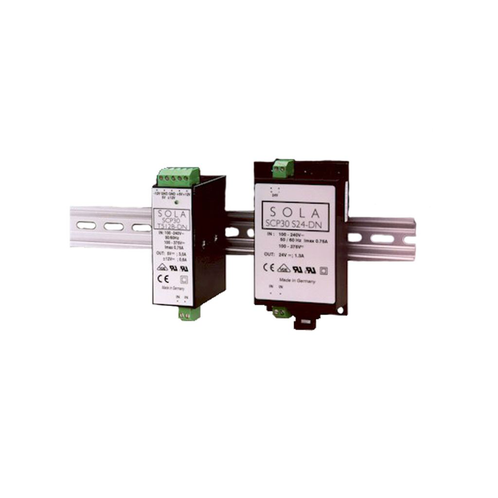 Sola/Hevi-Duty SCP30S24-DN DC電源 24V 1.3A 50/60Hz Sola⁄Hevi-Duty SCP30S24-DN DC Power Supply, 24 VDC, 1.3 Amp, 50⁄60