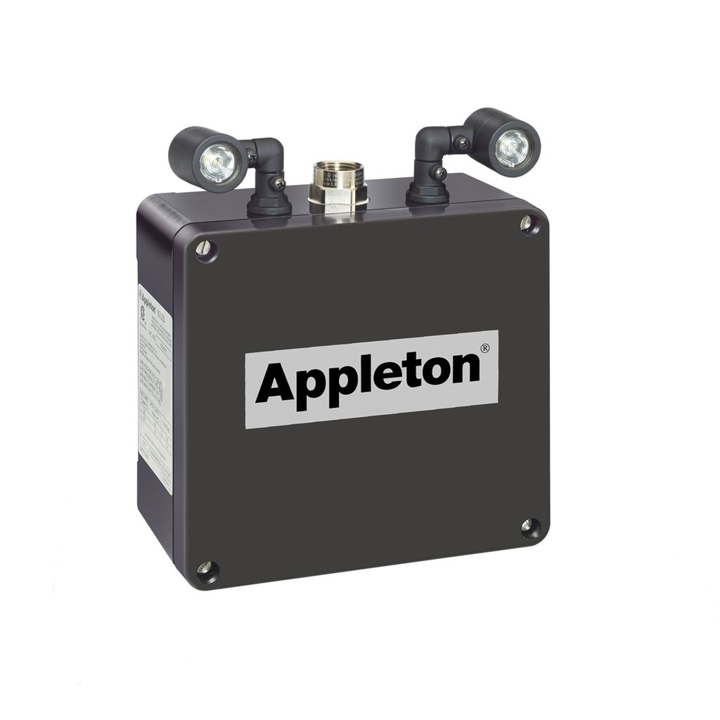Product image for Appleton N2LED2T1 Master Unit, Two Lamp Heads, Top Entry