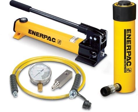 SCR252H, 25 Ton, 2 in Stroke, Hydraulic Cylinder and Hand Pump Set