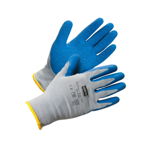 10 Cotton/Polyester Gray Natural Rubber Palm Blue
