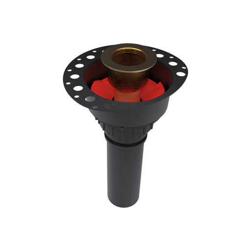 Freestanding Bathtub Island Drain for Sub-floor Installation Box - Black