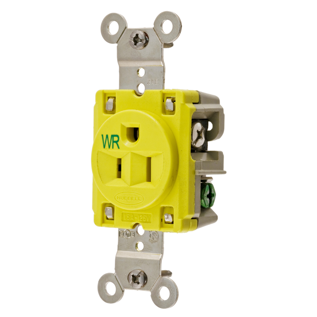 HCI HBL52CM61 SGL MARINE RCPT, 15A HCI HBL52CM61 SGL MARINE RCPT, 15A