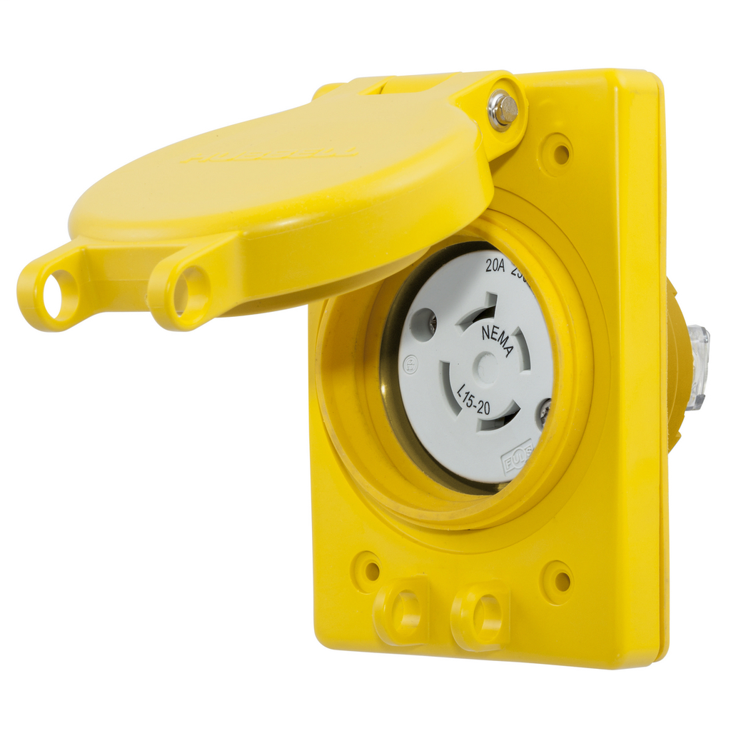 WATERTIGHT RECEP ASSY,NEMA L15-20 WATERTIGHT RECEP ASSY,NEMA L15-20