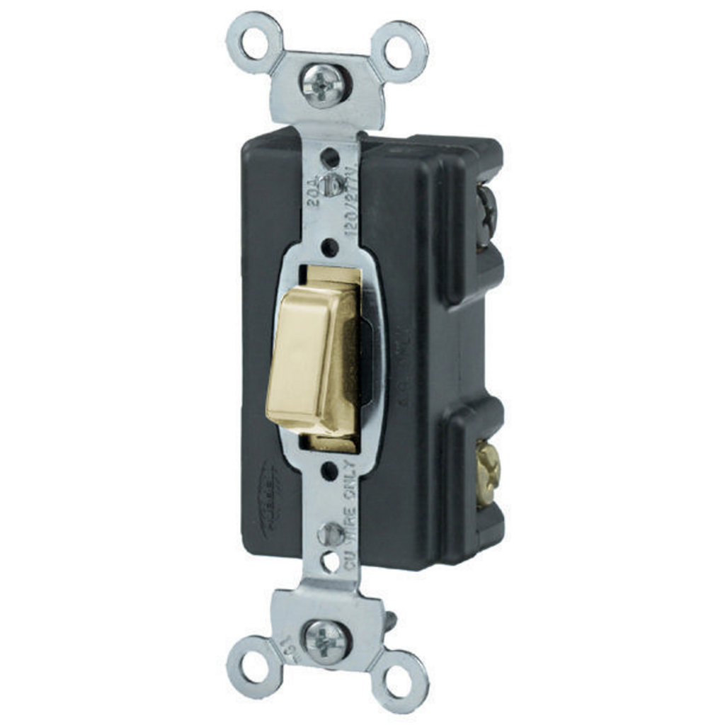 Hubbell Wiring Devices HBL1281I 20 Amp 120/277 VAC 1-Pole Ivory Toggle Switch Hubbell Wiring Devices HBL1281I 20 Amp 120/277 VAC 1-Pole Ivory Toggle Switch