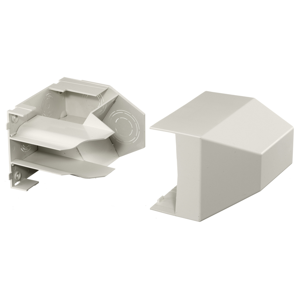 Hubbell Wiring Devices PB3CACF Office White Non-Metallic Conduit Adapter Hubbell Wiring Devices PB3CACF Office White Non-Metallic Conduit Adapter