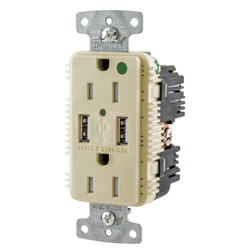 HWDK USB8200A5I RCPT HG DUP 15A 125 HWDK USB8200A5I RCPT HG DUP 15A 125