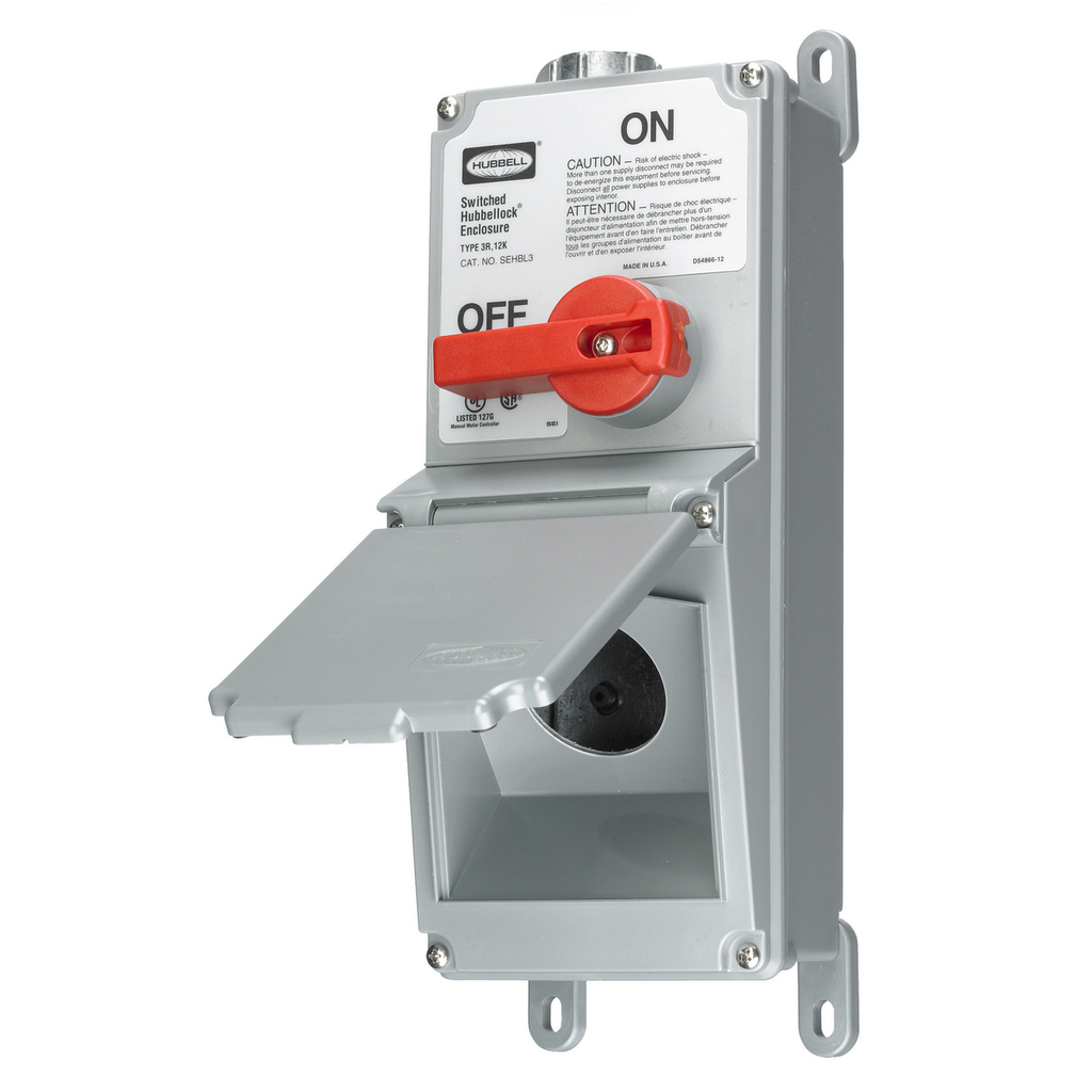 HCI SEHBL3 SWITCHED ENCLOSURE, HUBB HCI SEHBL3 SWITCHED ENCLOSURE, HUBB