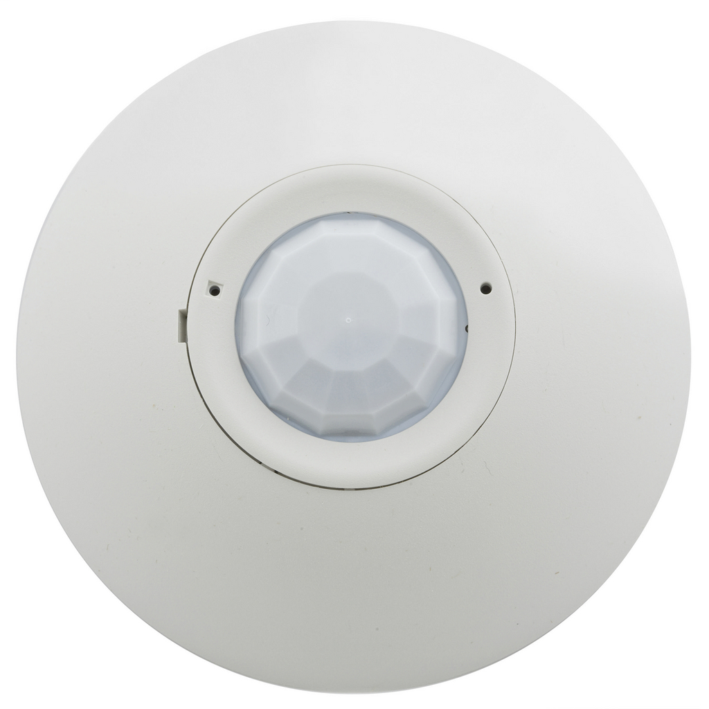 Hubbell Wiring Devices ATP1500C 1500 Square Foot White Passive Infrared Adaptive Wall Mount Sensor Hubbell Wiring Devices ATP1500C 1500 Square Foot White Passive Infrared Adaptive Wall Mount Sensor