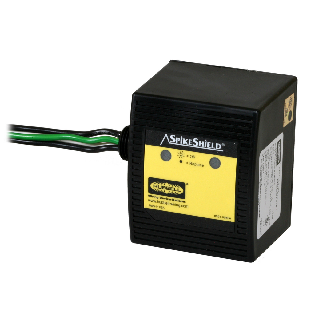 Hubbell Wiring Devices HBL3W50 1-Phase 120/240 VAC 50 kA Wired-In Surge Protective Device Hubbell Wiring Devices HBL3W50 1-Phase 120/240 VAC 50 kA Wired-In Surge Protective Device