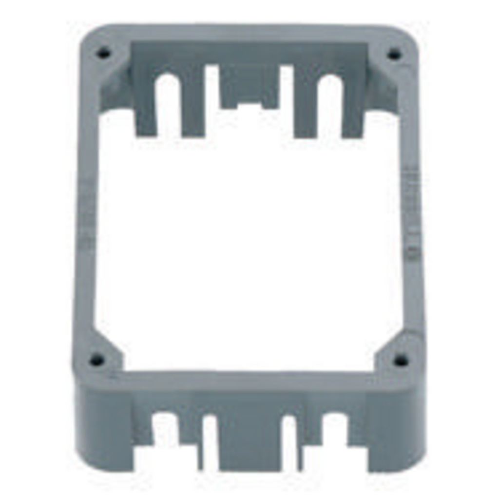 Hubbell Wiring Devices PFBRAC Non-Metallic Concrete Floor Box Gray Adapter Collar Hubbell Wiring Devices PFBRAC Non-Metallic Concrete Floor Box Gray Adapter Collar