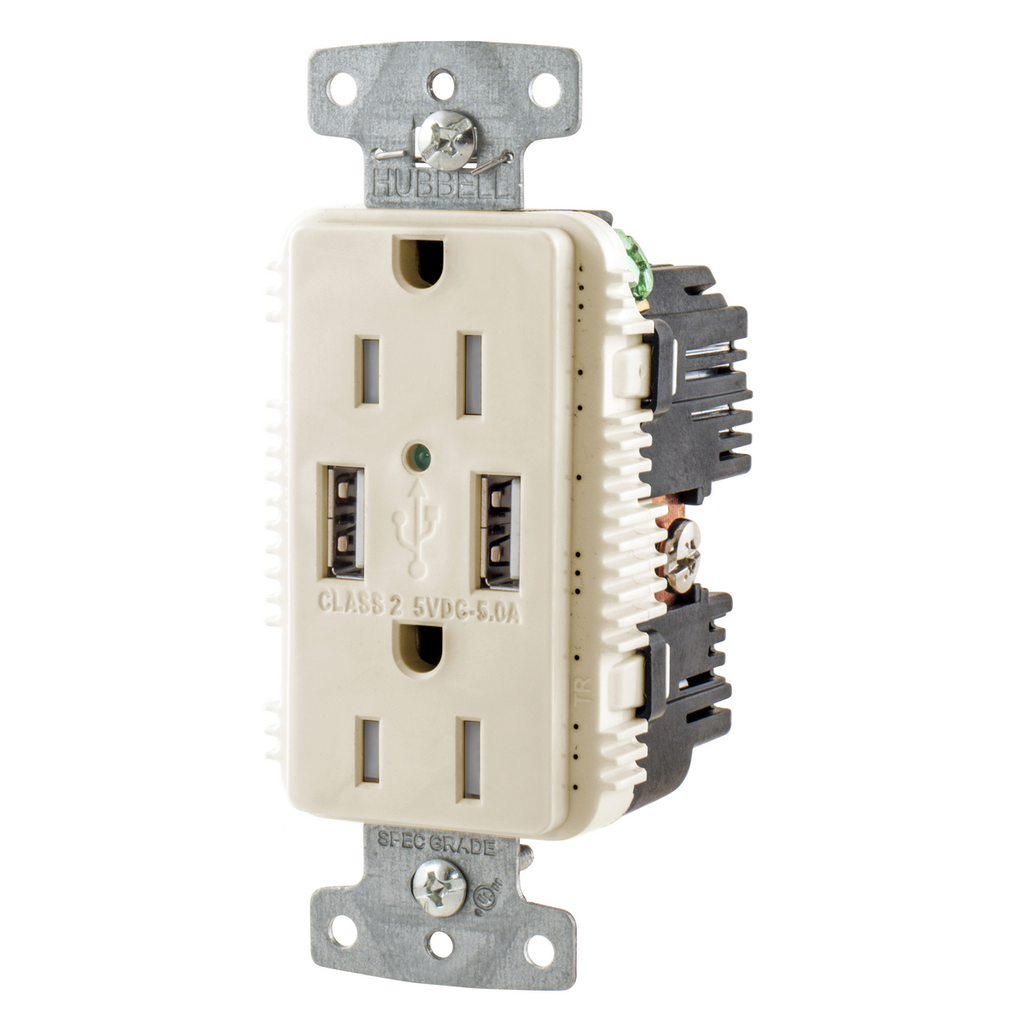 HWDK USB15A5LA RCPT DUP 15A 125V 5A HWDK USB15A5LA RCPT DUP 15A 125V 5A