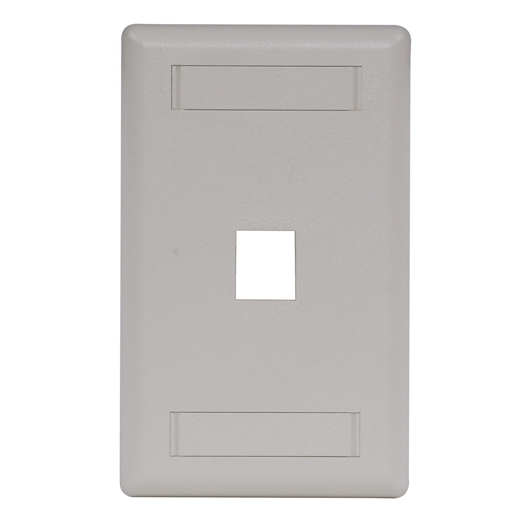 Hubbell Wiring Devices IFP11OW 1-Gang Office White 1-Port Data Communication Face Plate Hubbell Wiring Devices IFP11OW 1-Gang Office White 1-Port Data Communication Face Plate