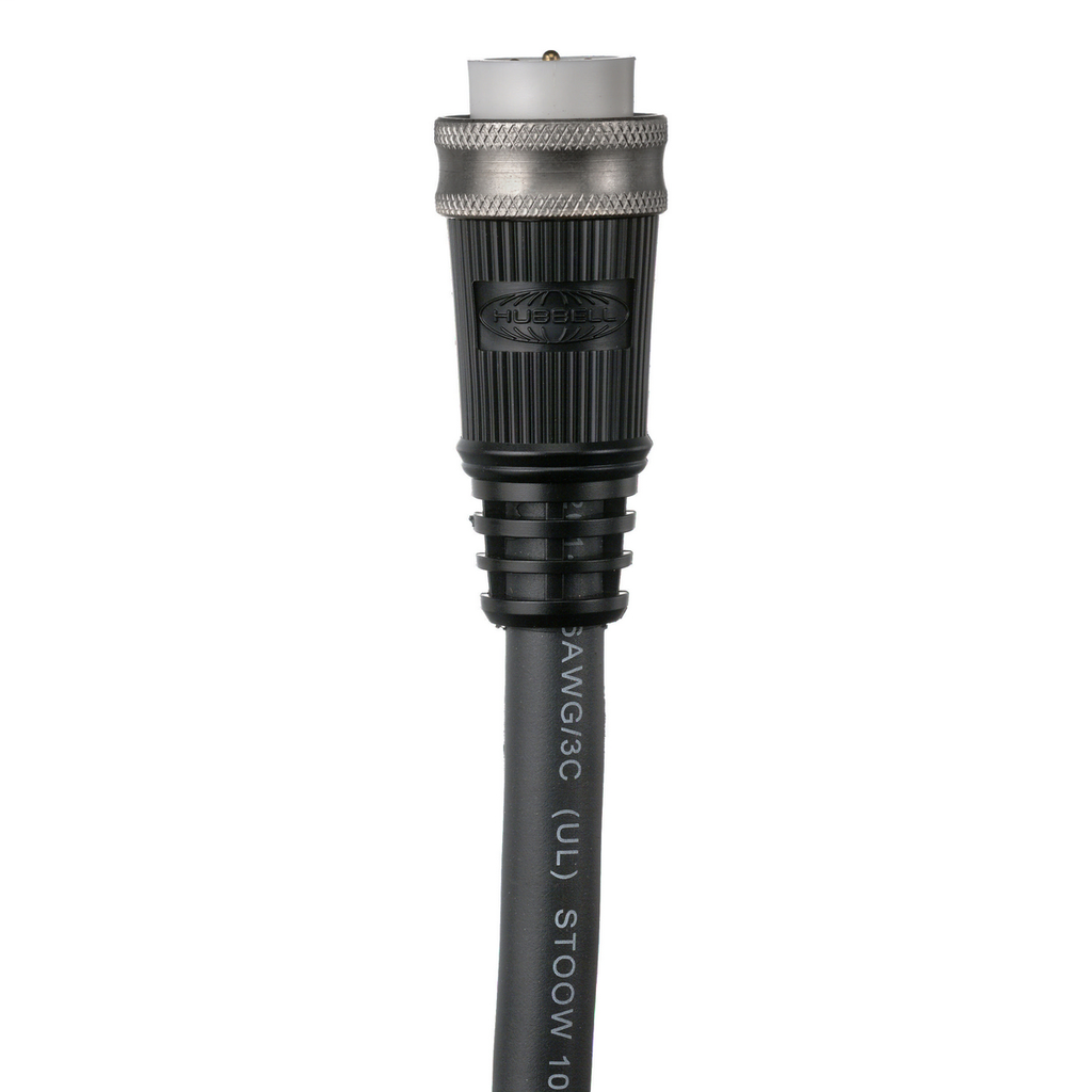 Hubbell Wiring Devices HCMS04106 4-Pole 6 Foot Straight Control Connector Female Plug Hubbell Wiring Devices HCMS04106 4-Pole 6 Foot Straight Control Connector Female Plug