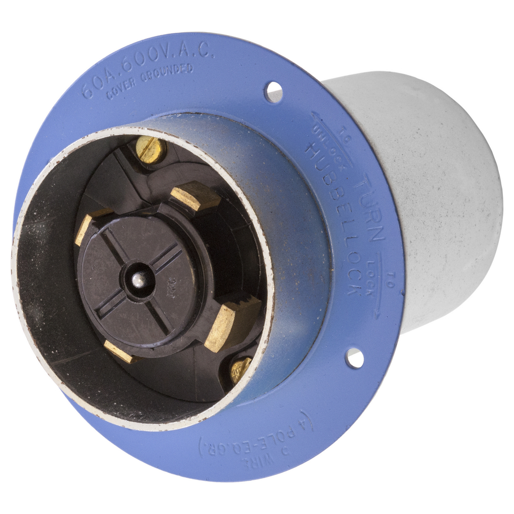 HCI HBL26522 H/LOCK FLGD INLET, 4P5 HCI HBL26522 H/LOCK FLGD INLET, 4P5