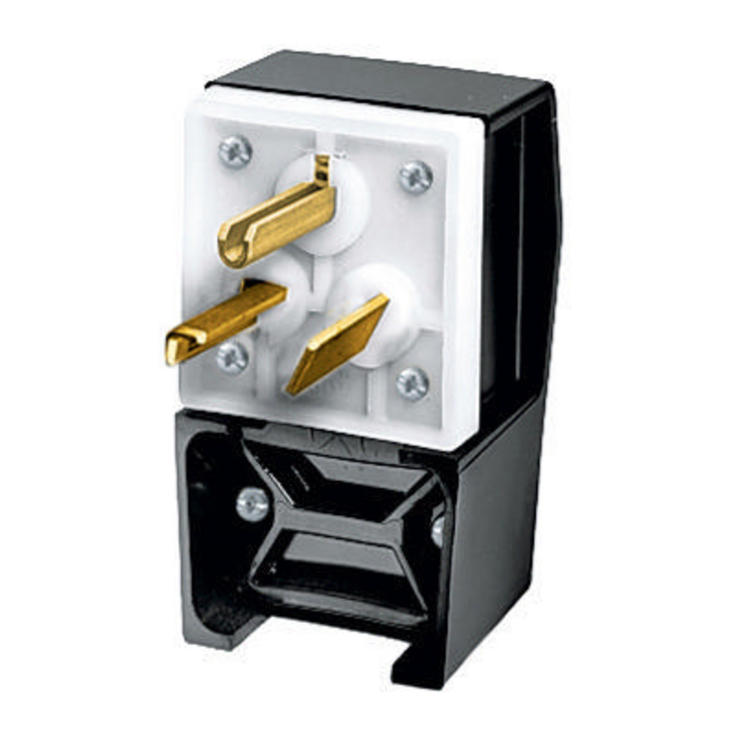 Hubbell Wiring Devices HBL9319 30 Amp 277 VAC 2-Pole 3-Wire NEMA 7-30P Black Nylon Straight Blade Plug Hubbell Wiring Devices HBL9319 30 Amp 277 VAC 2-Pole 3-Wire NEMA 7-30P Black Nylon Straight Blade Plug