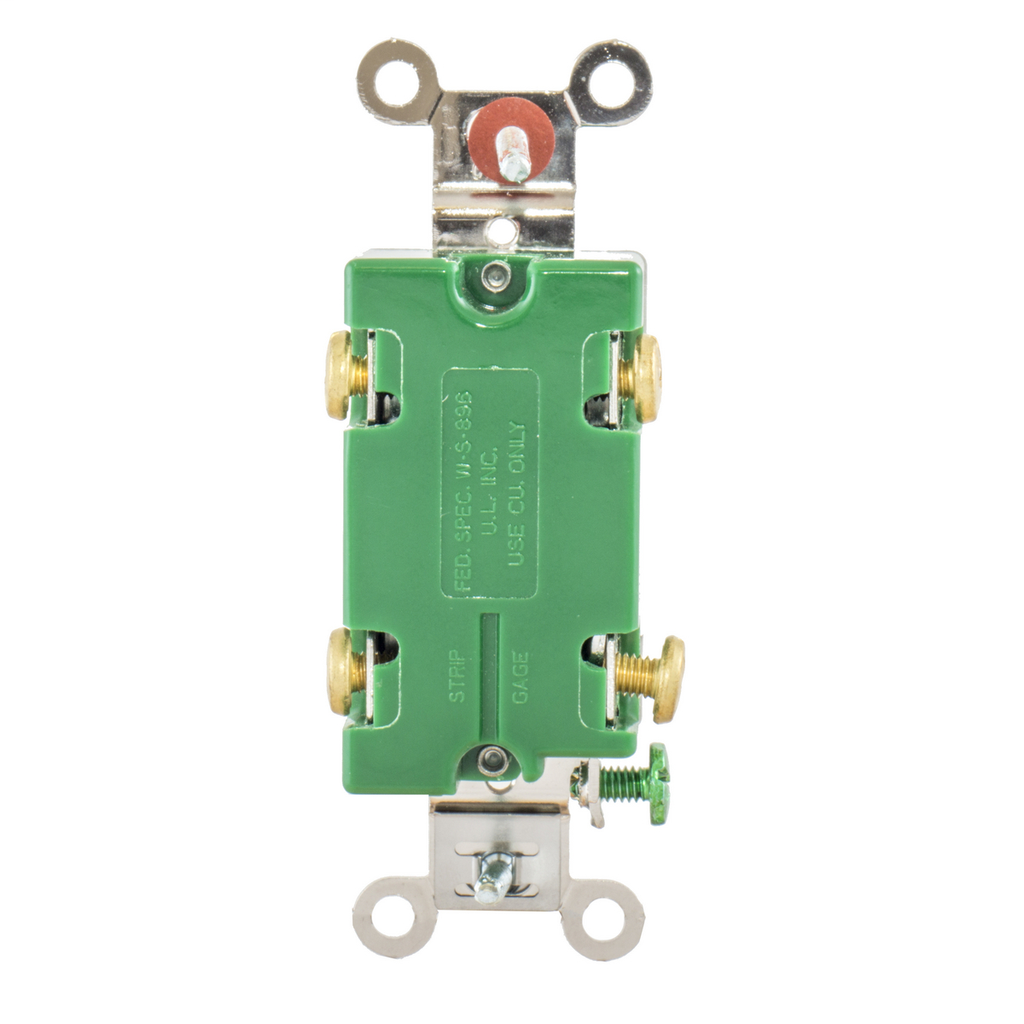 Hubbell Wiring Devices HBL3032I 30 Amp 120/277 VAC 2-Pole Ivory Toggle