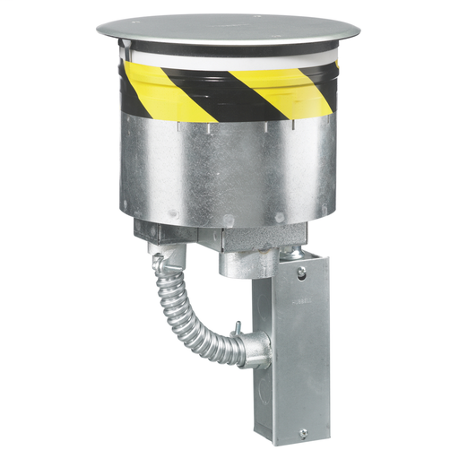 Fire Rated Poke Throughs, Recessed 8" Series, Through Floor Fitting Only, (1) S1R8JNC3, No Sub Plates