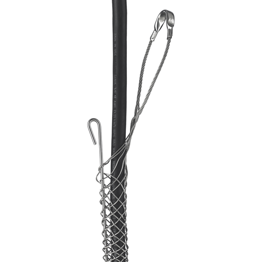 Support Grips, Offset Eye, Single Weave, Split Mesh, Rod Closing, Tin-Coated Bronze, 0.50-0.62"