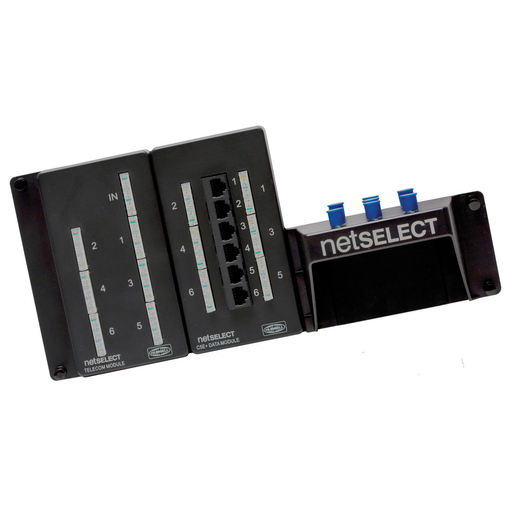 Net Select, Module, Combo, Telephone/Video, 6-Port