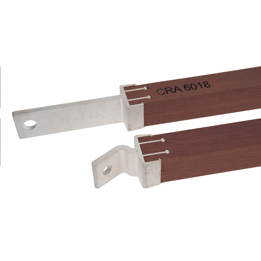 APITONG WOOD CROSSARM BRACE, 1-3/4in PROFILE, 48in SPAN x 18in DROP, SOLD AS PAIR