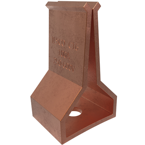 Product image for ILSCO C-16 BRZ FUSE CLIP 100A-250V