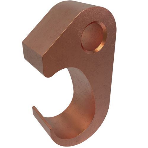 Product image for Ilsco GGC-6 Permaground Copper Grounding Grid, Main Conductor Range 500-250, Tap Range 2/0-1/0, Ground Rod Sizes 5/8 to 3/4in, Rebar Sizes #5-#6, UL, CSA