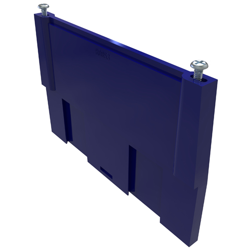 Product image for Ilsco LDS-1 Side Plate with 2 screws for LDA/LDB Power Distribution Blocks