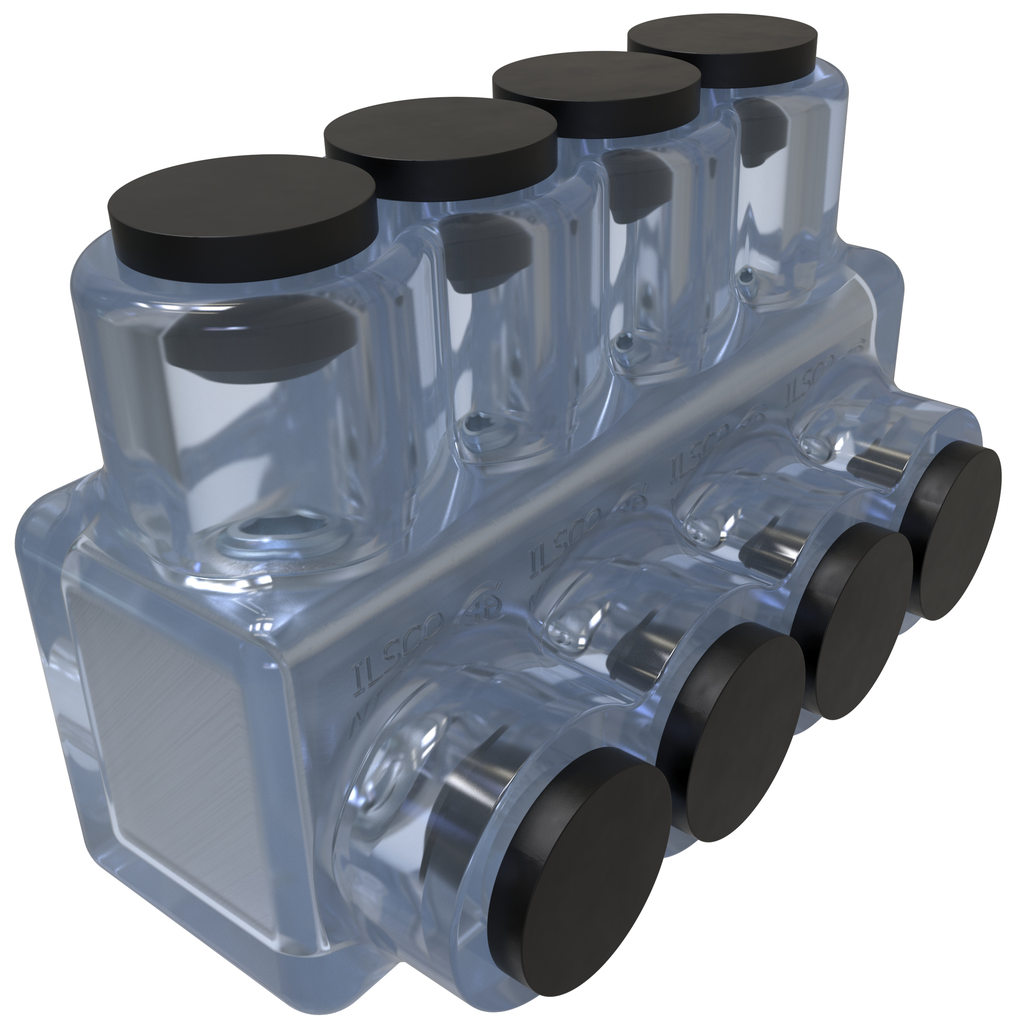 Product image for ILSCO ECTS-4-4 Clear Ins Mech T 4-1