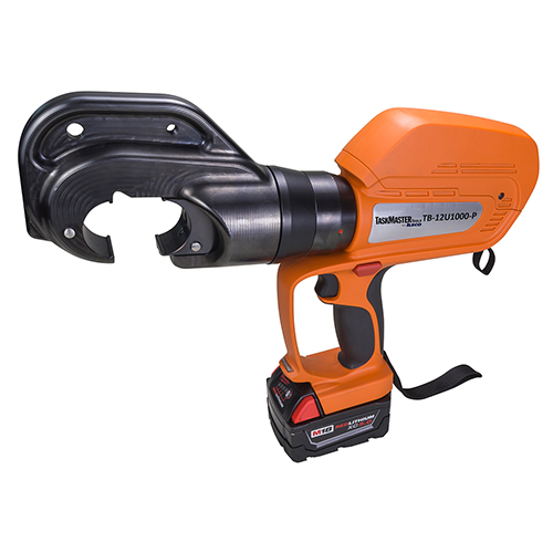 Product image for Ilsco TB-12U1000-P Taskmaster 12 Ton Battery Hydraulic Pistol Grip Crimping Tool